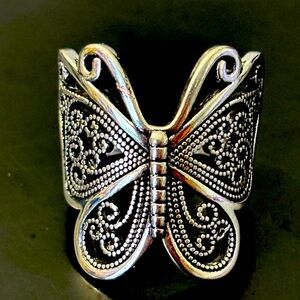New sterling silver butterfly ring!